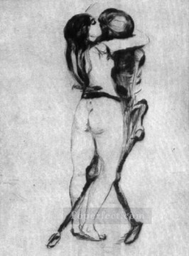 La niña y la muerte 1894 Desnudo abstracto Pinturas al óleo